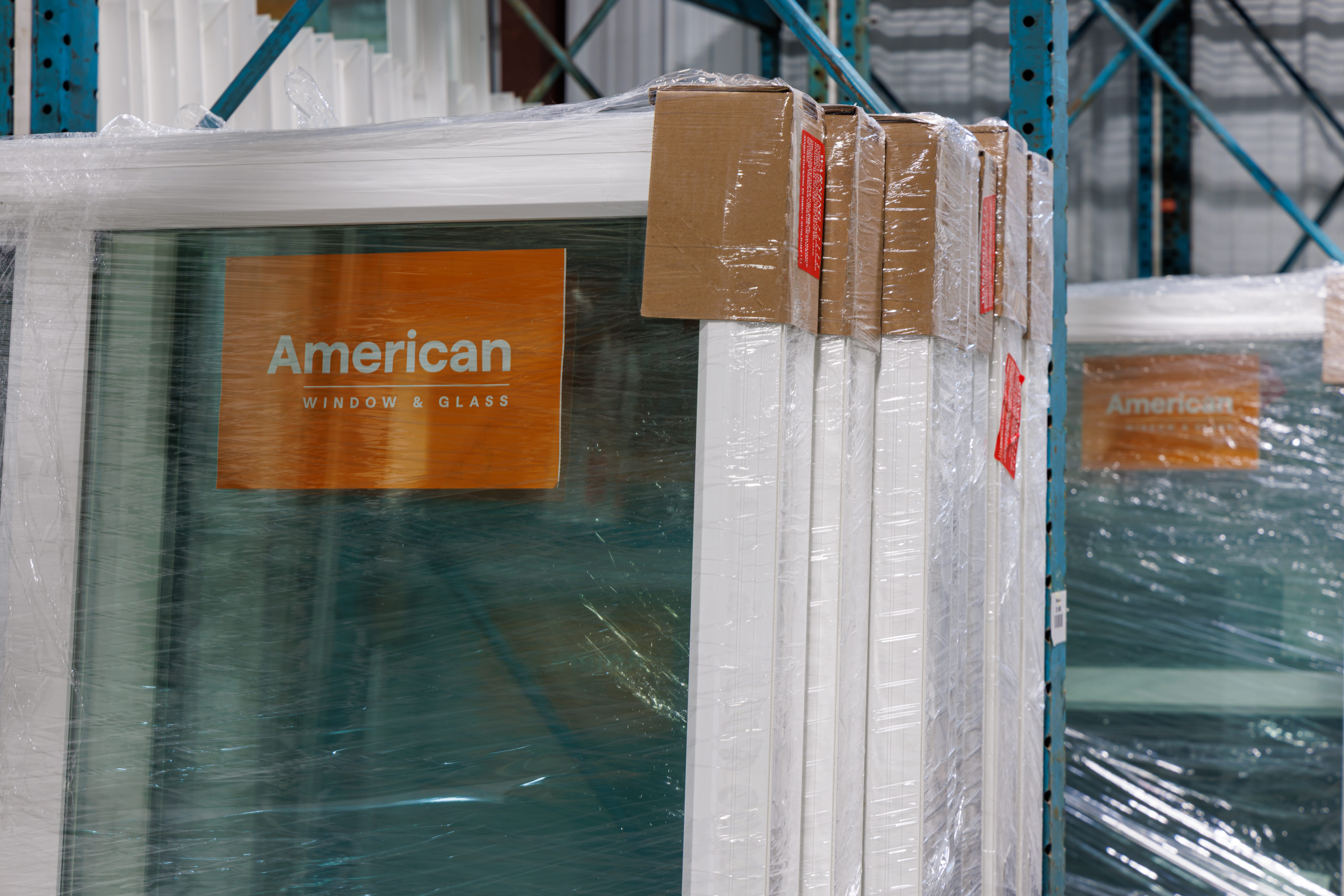 american window and glass window